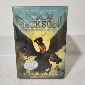 PERCY JACKSON And The OLYMPIANS 5 Paperback by Rick Riordan New Sealed Box Set